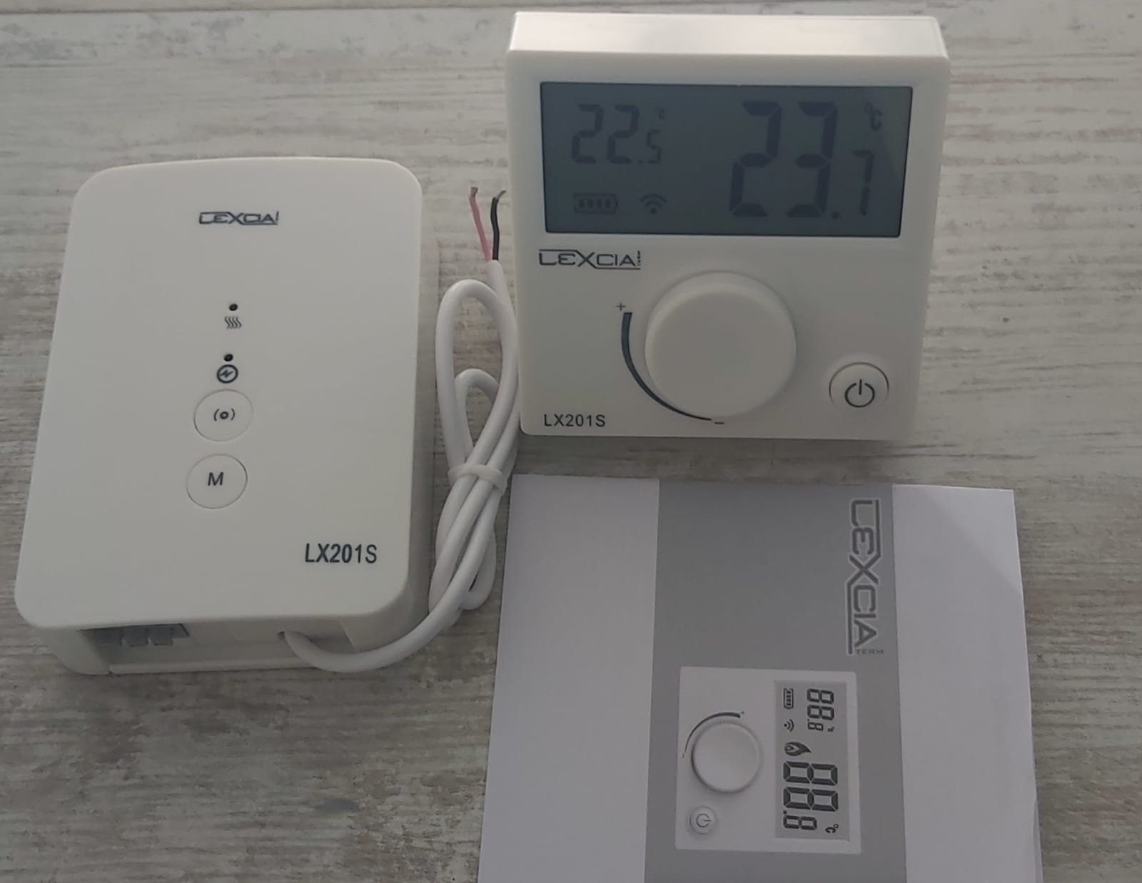 ODA TERMOSTATI KABLOSUZ LEXCIA LX201S